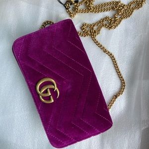 GG Marmont Velvet Mini Bag
